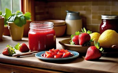 Confiture de rhubarbe et de fraises : recette facile et gourmande