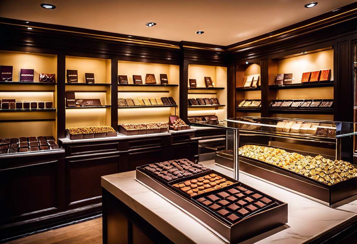 La scène contemporaine : les meilleurs chocolatiers de belgique à l'honneur