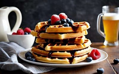 Recette de gaufres à la bière : croustillantes et savoureuses