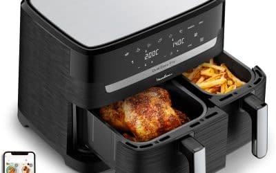 Test Easy Fry Dual de Moulinex : friteuse sans huile 8, 3 L avec écran digital et app