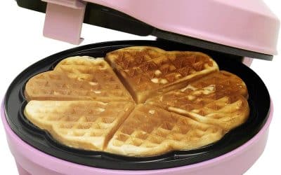 Test Gaufrier Bestron : des gaufres cœur au design rétro