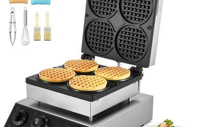 Test du VEVOR Gaufrier Commercial 1750 W : efficacité et praticité