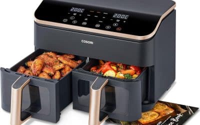 Test du COSORI Air Fryer 2 compartiments : cuisson saine et rapide