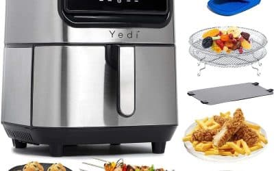 Test : yedi Evolution, la friteuse à air en acier inoxydable 6, 4 L