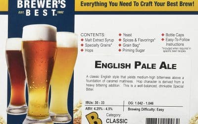 Test du kit d&rsquo;ingrédients Brewer&rsquo;s Best eau pâle anglaise (5 gal)