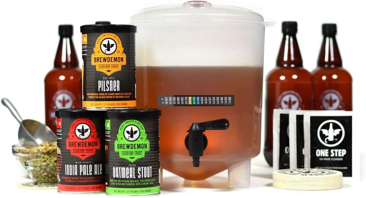 Test : kit BrewDemon bière maison 3, 8 L avec fermenteur conique