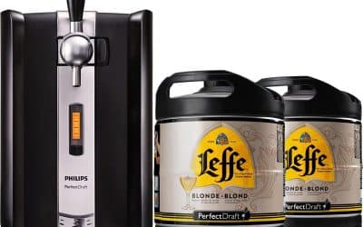 Test de la tireuse à bière PerfectDraft avec fûts Leffe Blonde