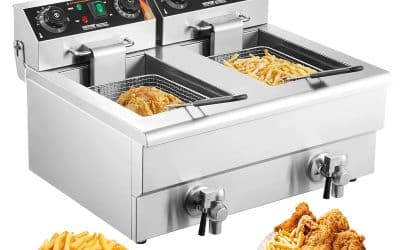 Test de la friteuse VEVOR 2 cuves 6000 W en inox