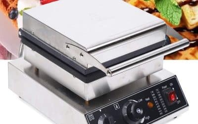 Test du gaufrier commercial 2025 W : 4 carrés extra épais