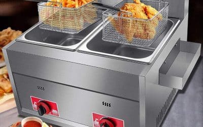 Test : friteuse commerciale 20L double panier en acier inoxydable