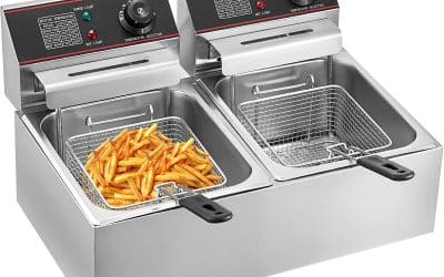 Test : friteuse VEVOR 12L INOX double réservoir 5000W