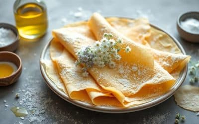 Crêpes à la fleur de sureau : recette facile et savoureuse