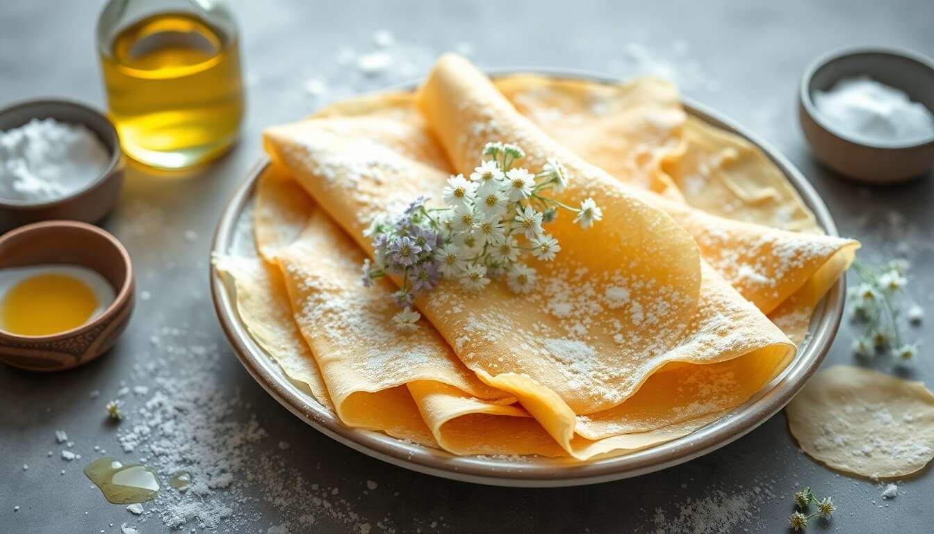 Crêpes à la fleur de sureau : recette facile et savoureuse