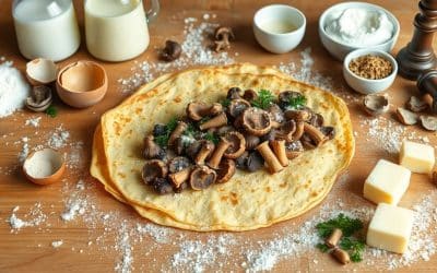 Crêpes forestières fourrées : recette facile et savoureuse