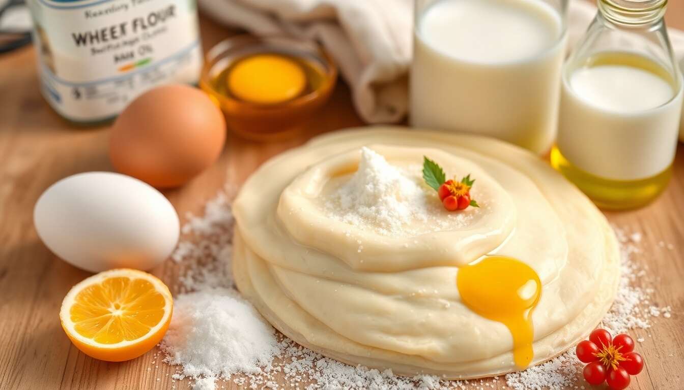 Recette de pâte à crêpes facile et rapide avec 2 œufs