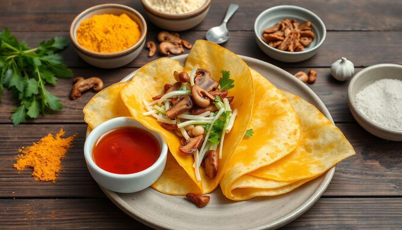 Recette de Crêpes Vietnamiennes Banh Xeo : délicieuses et Faciles à Préparer