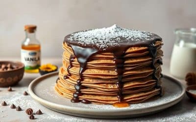 Gâteau de Crêpes au Chocolat Noir : recette Gourmande