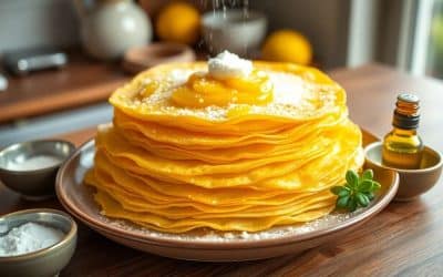 Crêpes légères à la bergamote : recette facile et délicieuse