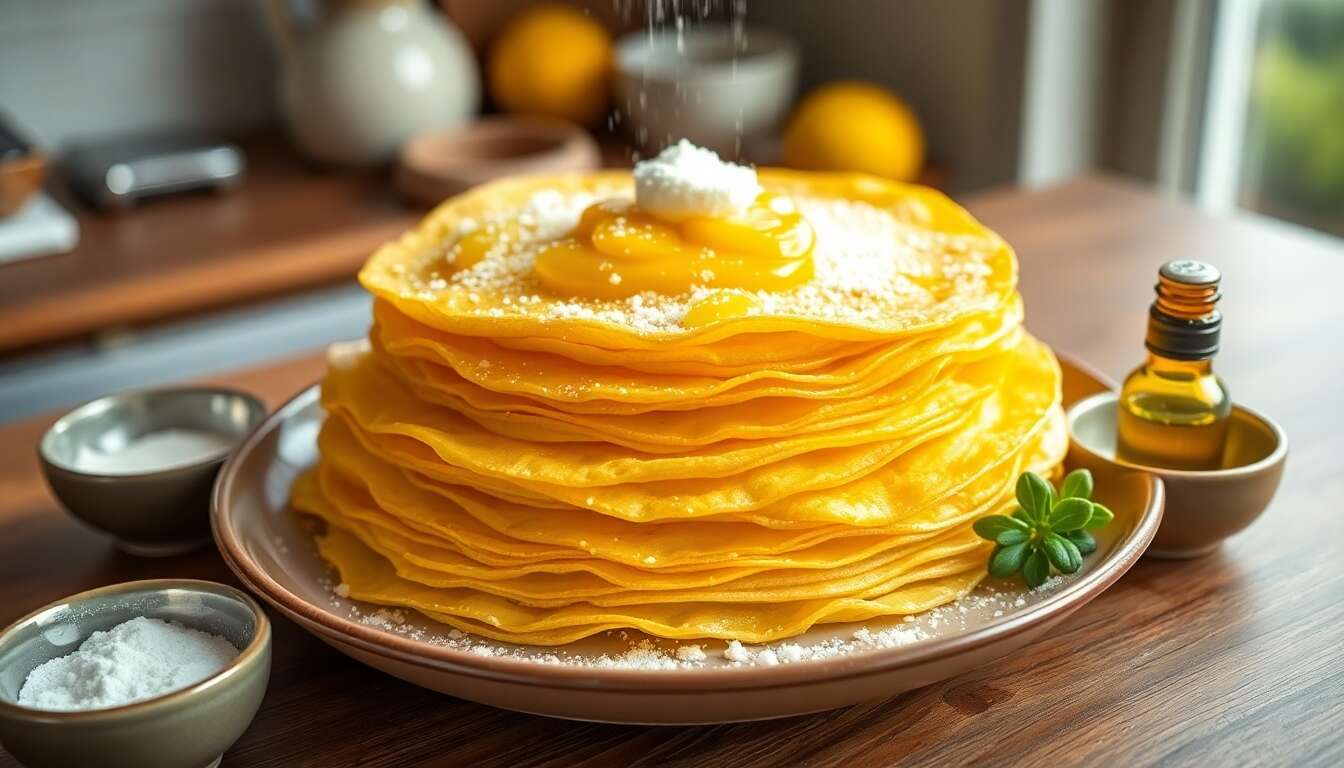 Crêpes légères à la bergamote : recette facile et délicieuse