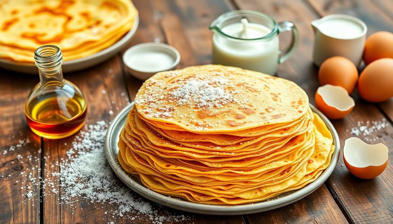 Crêpes faciles pour 7 personnes