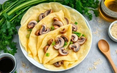Crêpes légères aux poireaux et champignons : la recette facile