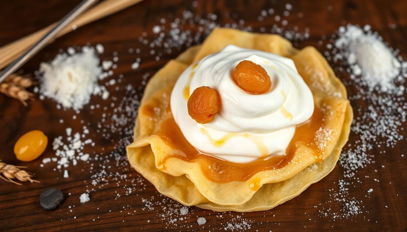 Crêpes Chantilly et Raisins : recette Gourmande