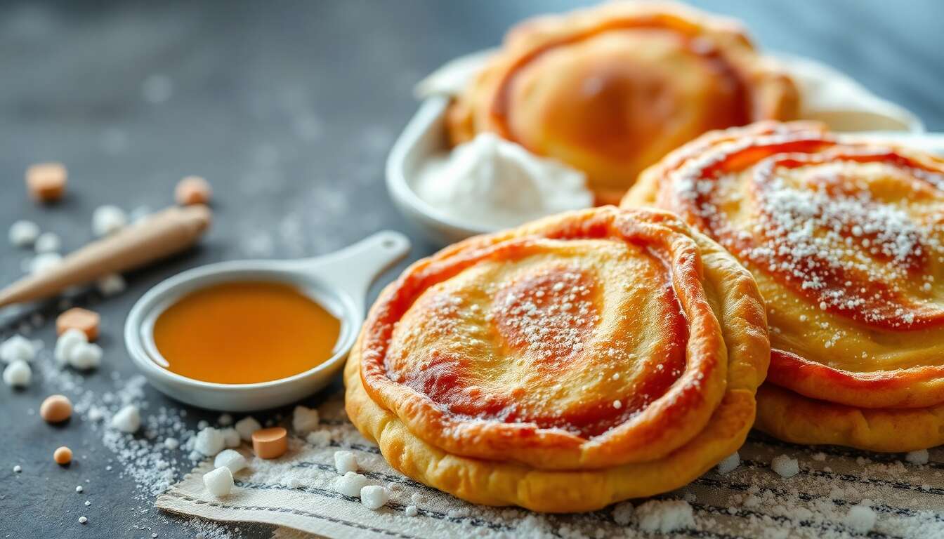 Recette de galettes fourrées au sirop de Liège