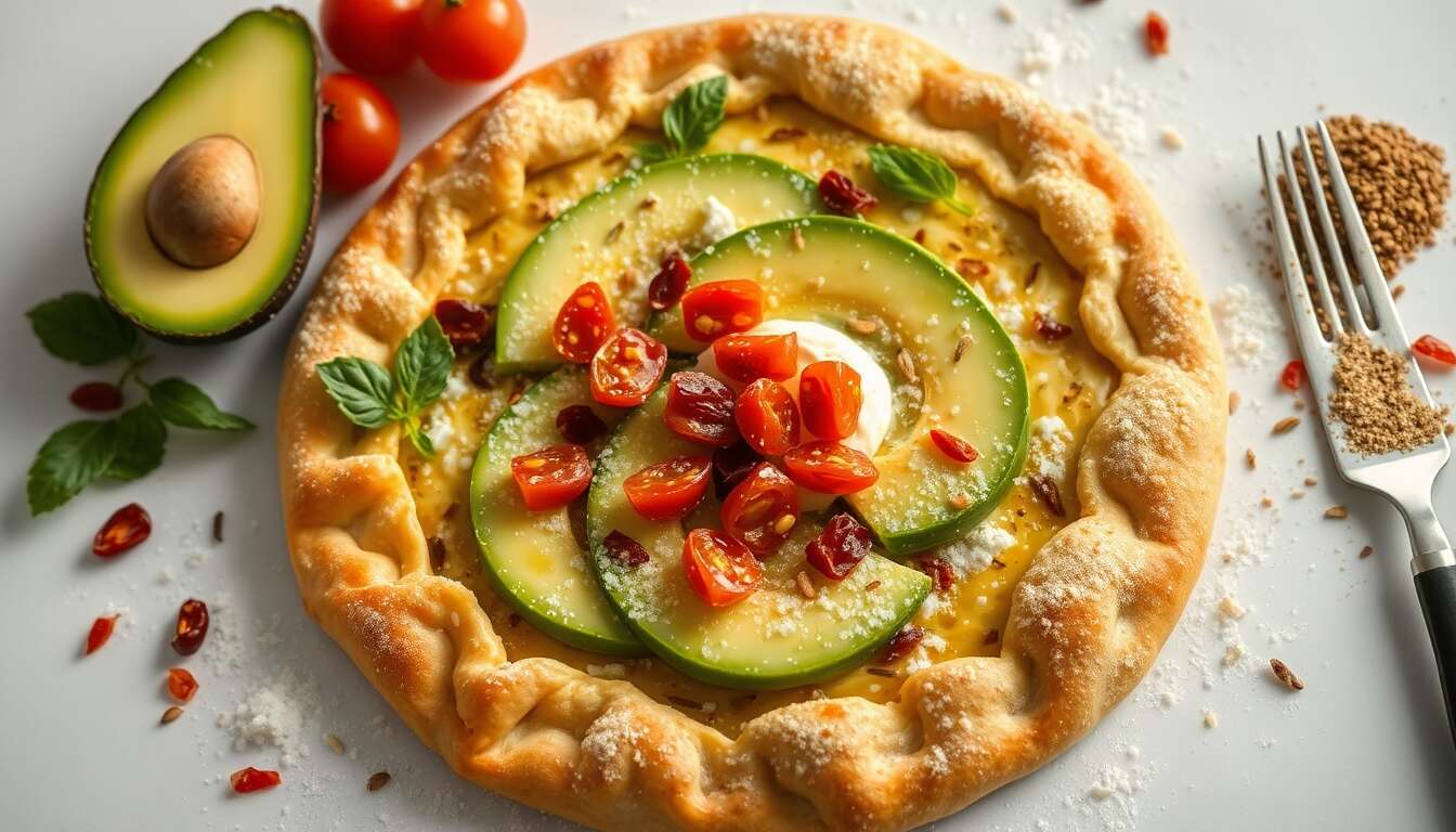 Galette à l'avocat : recette facile et savoureuse