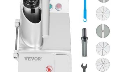 Test VEVOR robot culinaire multifonction 550 W : hachoir et trancheuse ingénieux