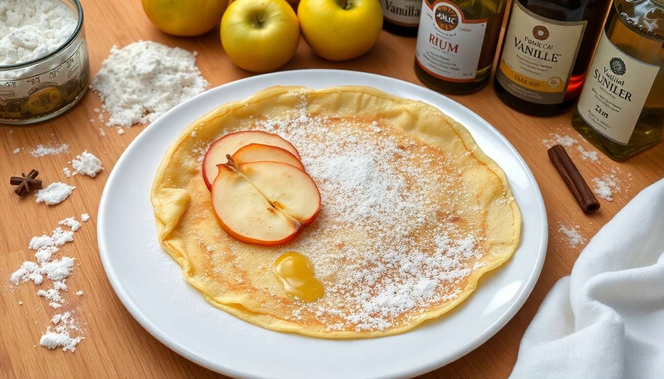 Crêpe sous les pommiers : une recette gourmande