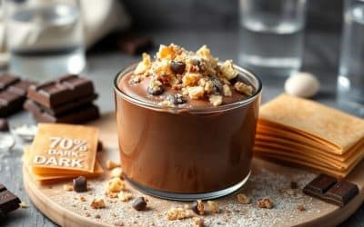 Mousse au Chocolat Croquante : recette Gourmande avec Crêpes Dentelles
