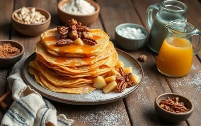 Crêpes de sarrasin au jus de pommes : une recette sucrée originale