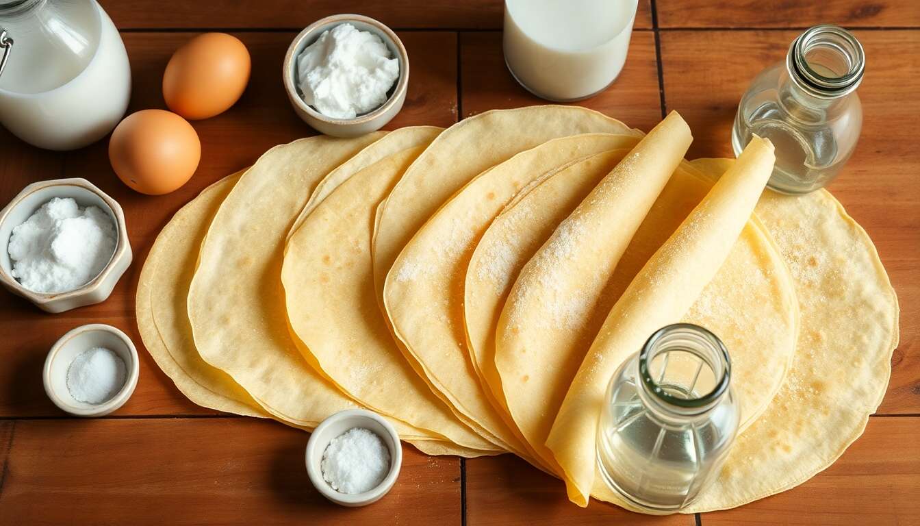 Crêpes à la Maïzena faciles et légères : recette étape par étape