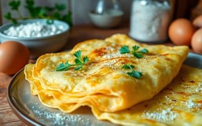 Recette de crêpes à l’ail et au persil