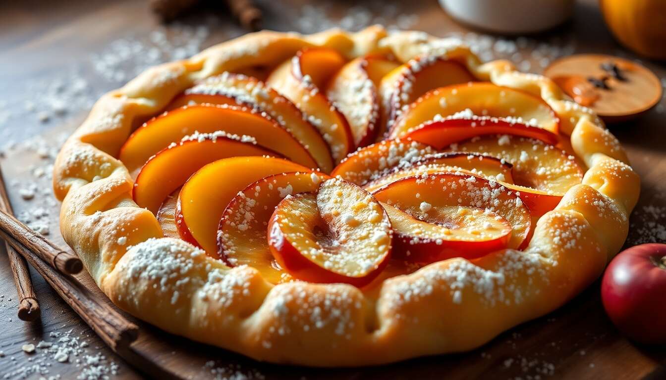 Galette aux Pommes Caramélisées et Vanillées : recette Gourmande