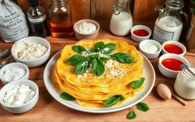 Crêpes au four : ricotta et épinards