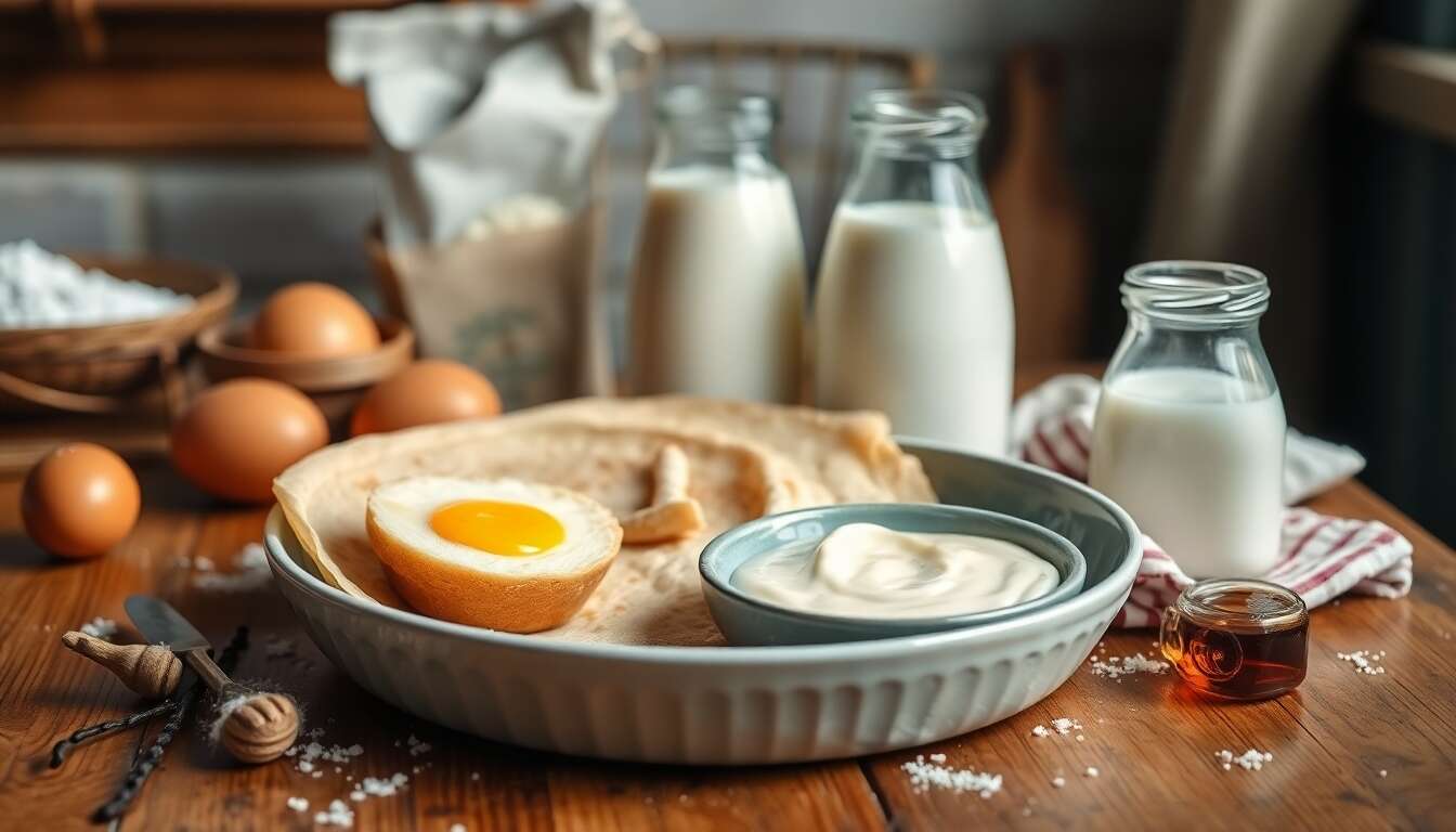Recette simple de pâte à crêpes pour deux