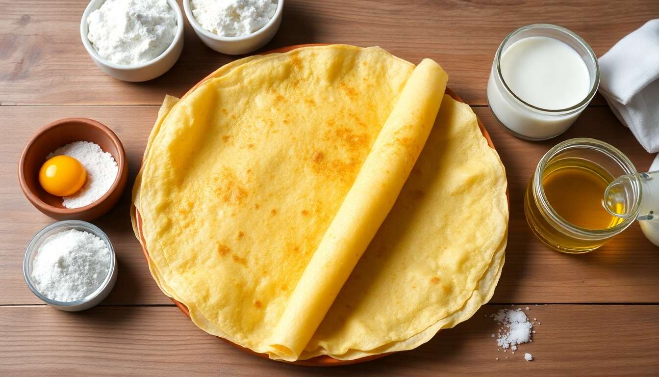 Crêpes sans sucre : recette facile et saine