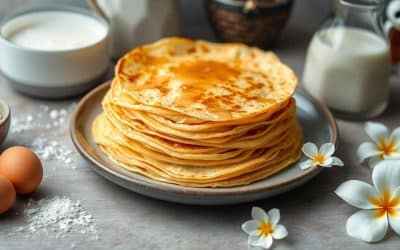 Crêpes fines sucrées : recette facile et délicieuse
