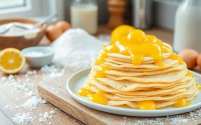 Tarti’crêpes au lemon curd : recette gourmande et facile