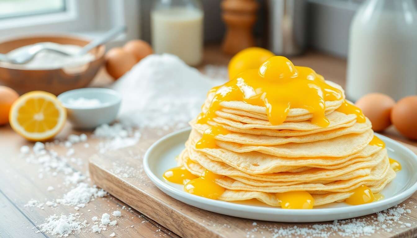 Tarti'crêpes au lemon curd : recette gourmande et facile