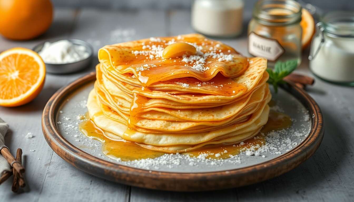 Crêpes flambées de Loïc : recette facile et gourmande