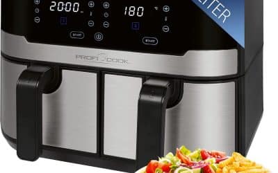 Test de la friteuse à air chaud ProfiCook PC-FR 1242 H : double chambre 2400W