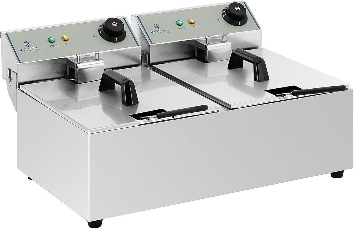 Friteuse Électrique Professionnelle - 2 x 10 Litres Friteuse Électrique Professionnelle - 2 x 10 Litres