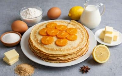 Crêpes aux kakis caramélisés : recette gourmande et facile