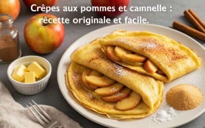 Crêpes aux pommes et cannelle : recette originale et facile