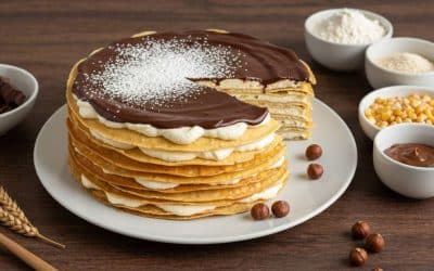 Gâteau de crêpes vegan : recette facile et savoureuse