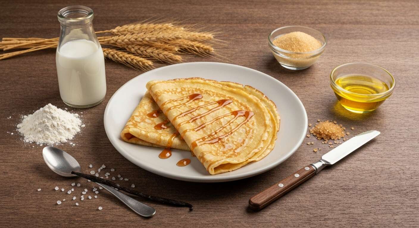 Crêpe à l'Amaretto : recette Gourmande et Facile