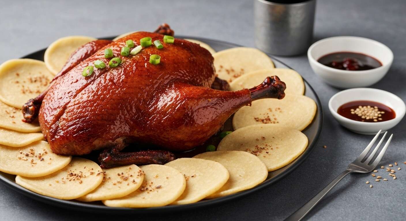 Canard laqué aux crêpes mandarin : découvrez la recette authentique