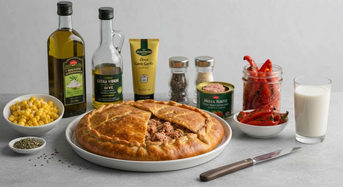Recette de Galette Farcie au Thon et Légumes
